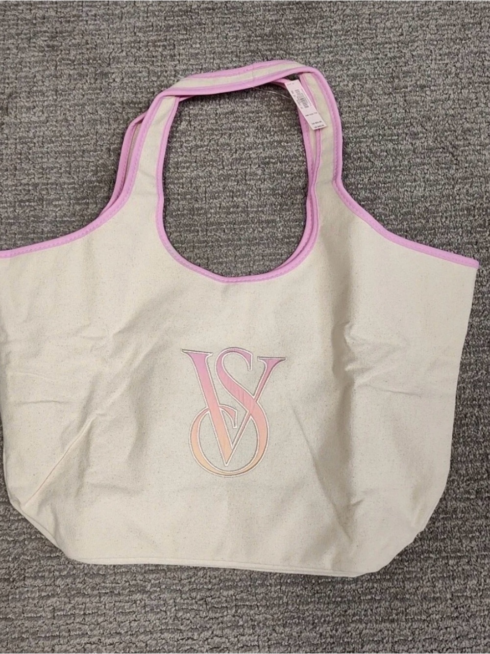 Victoria's Secret Ombré Monogram Logo Tote Bag